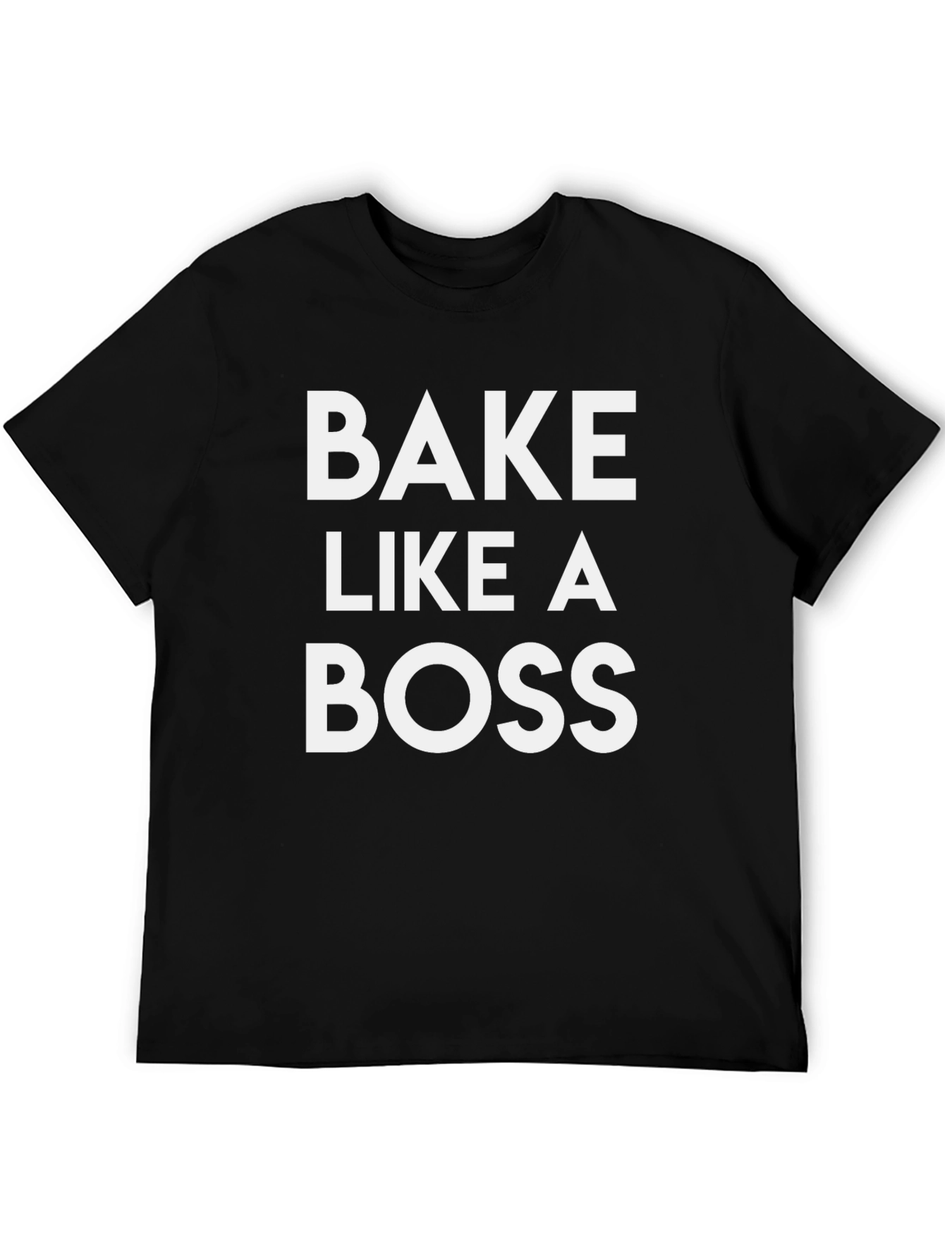 Bake Like a Boss T-Shirt - Black Graphic Tee