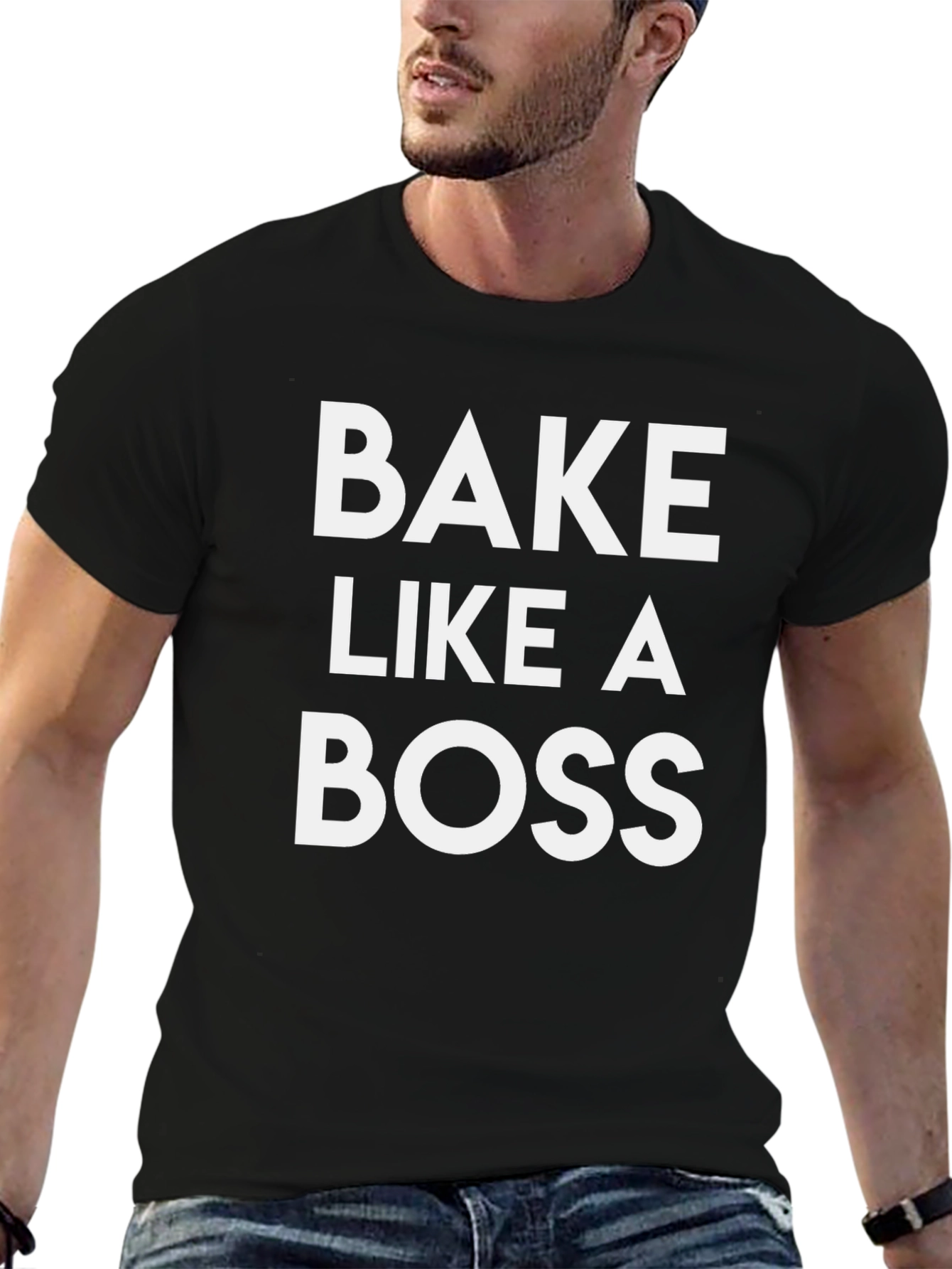 Bake Like a Boss T-Shirt - Black Graphic Tee