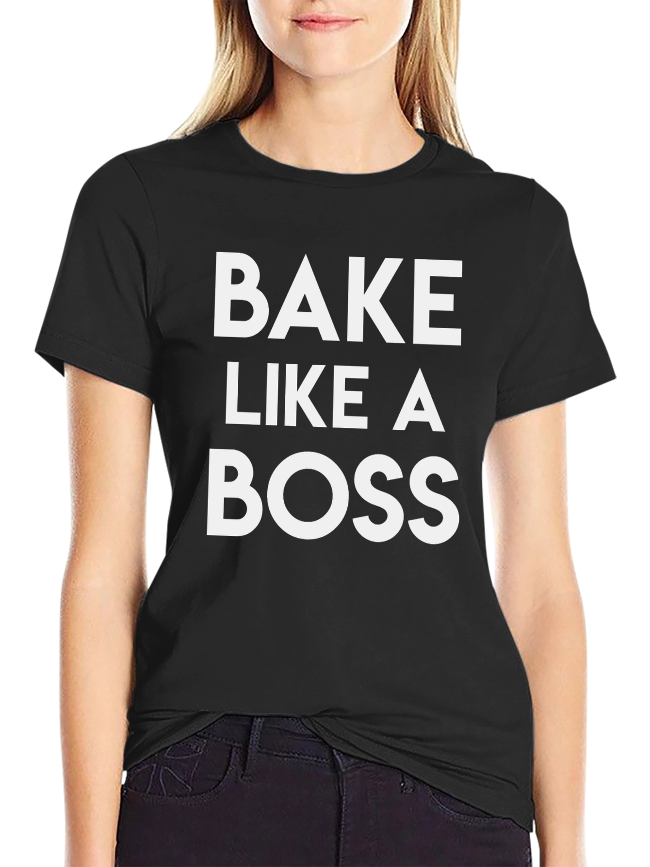 Bake Like a Boss T-Shirt - Black Graphic Tee