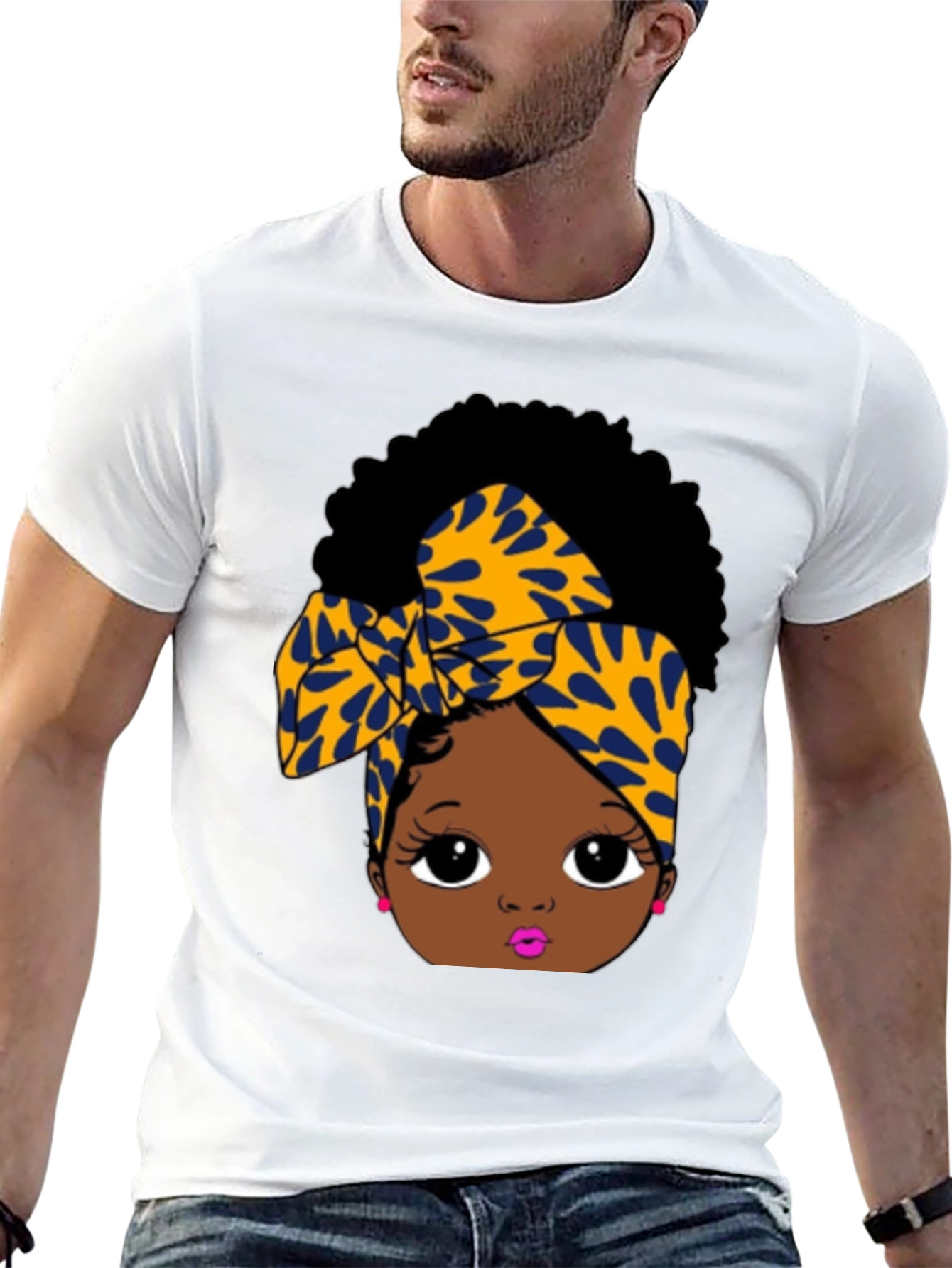 Cute Afro Puff Girl T-Shirt