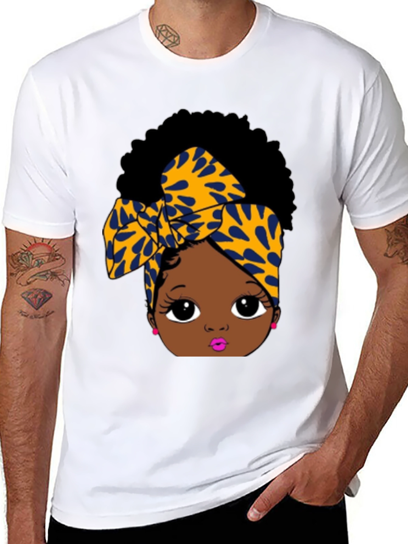 Cute Afro Puff Girl T-Shirt