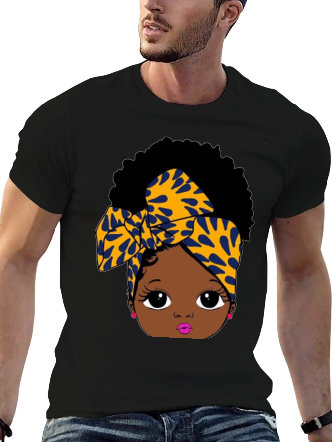 Cute Afro Puff Girl T-Shirt