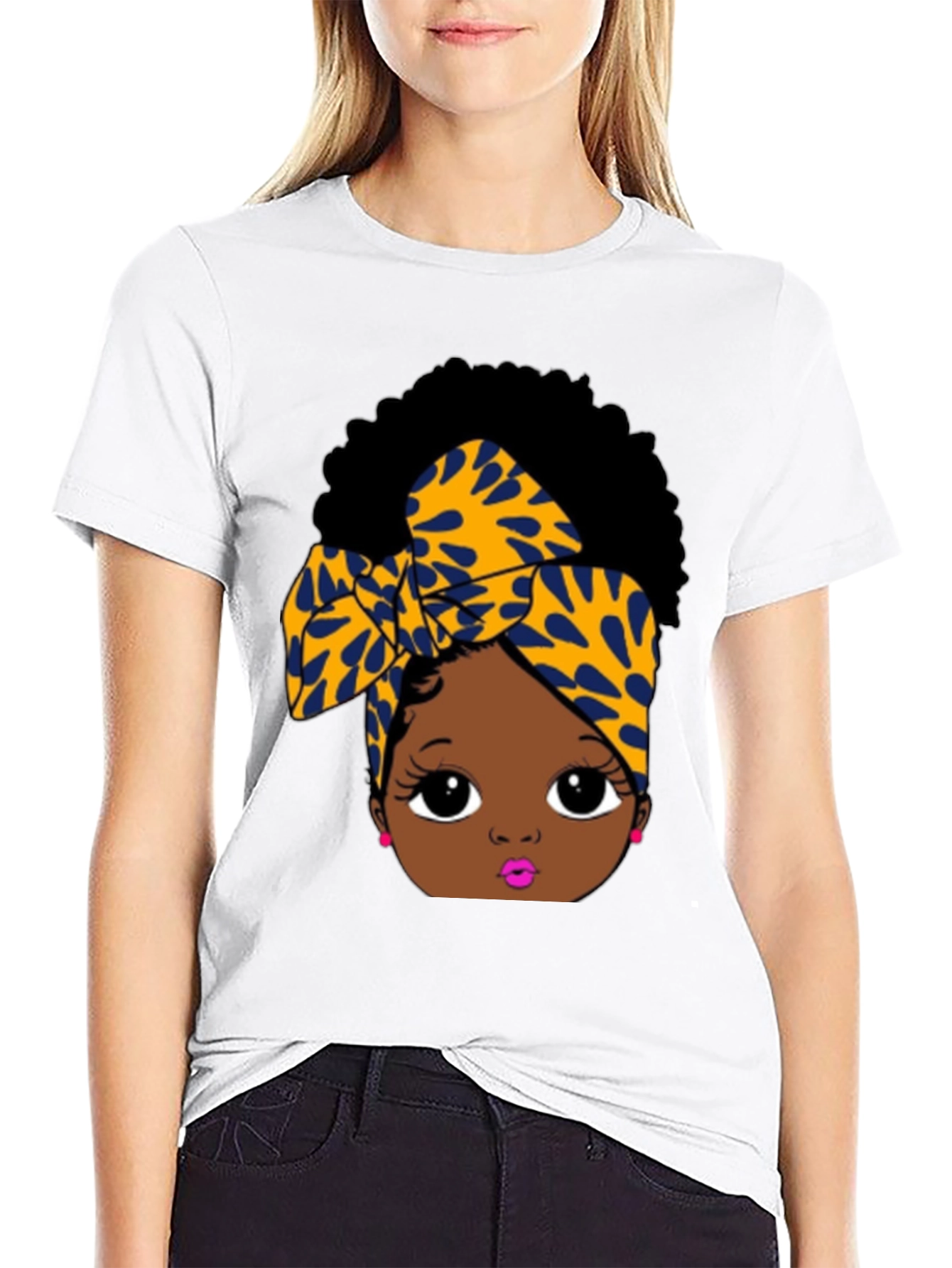 Cute Afro Puff Girl T-Shirt