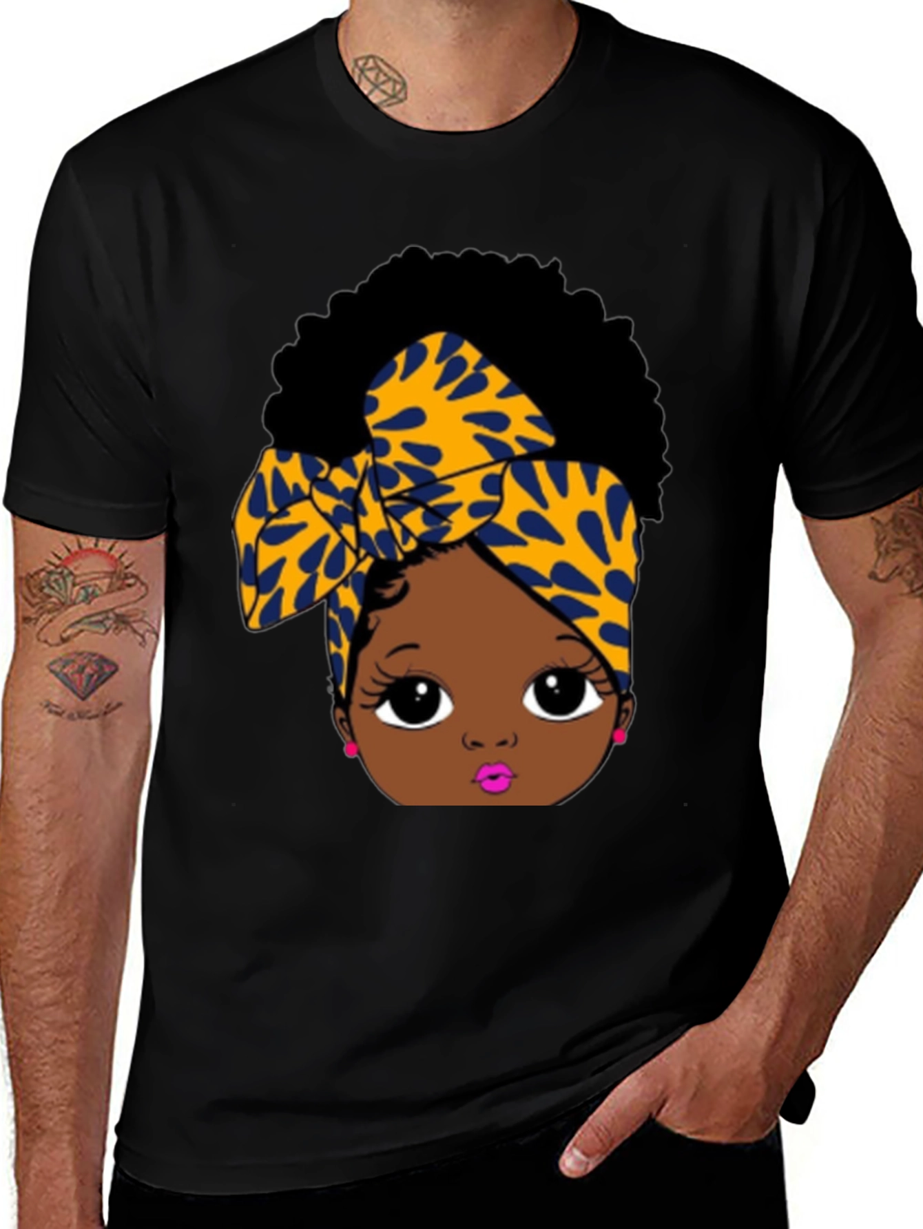 Cute Afro Puff Girl T-Shirt