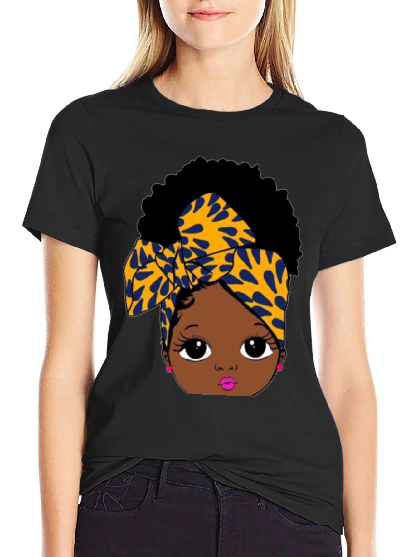 Cute Afro Puff Girl T-Shirt
