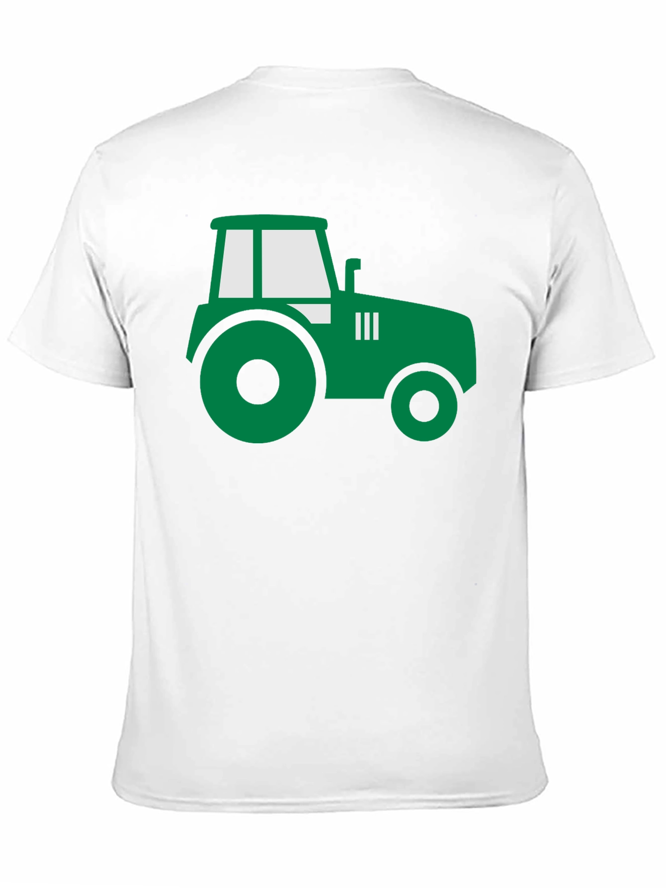 Tractor Graphic Tee - Black Cotton Farm Shirt