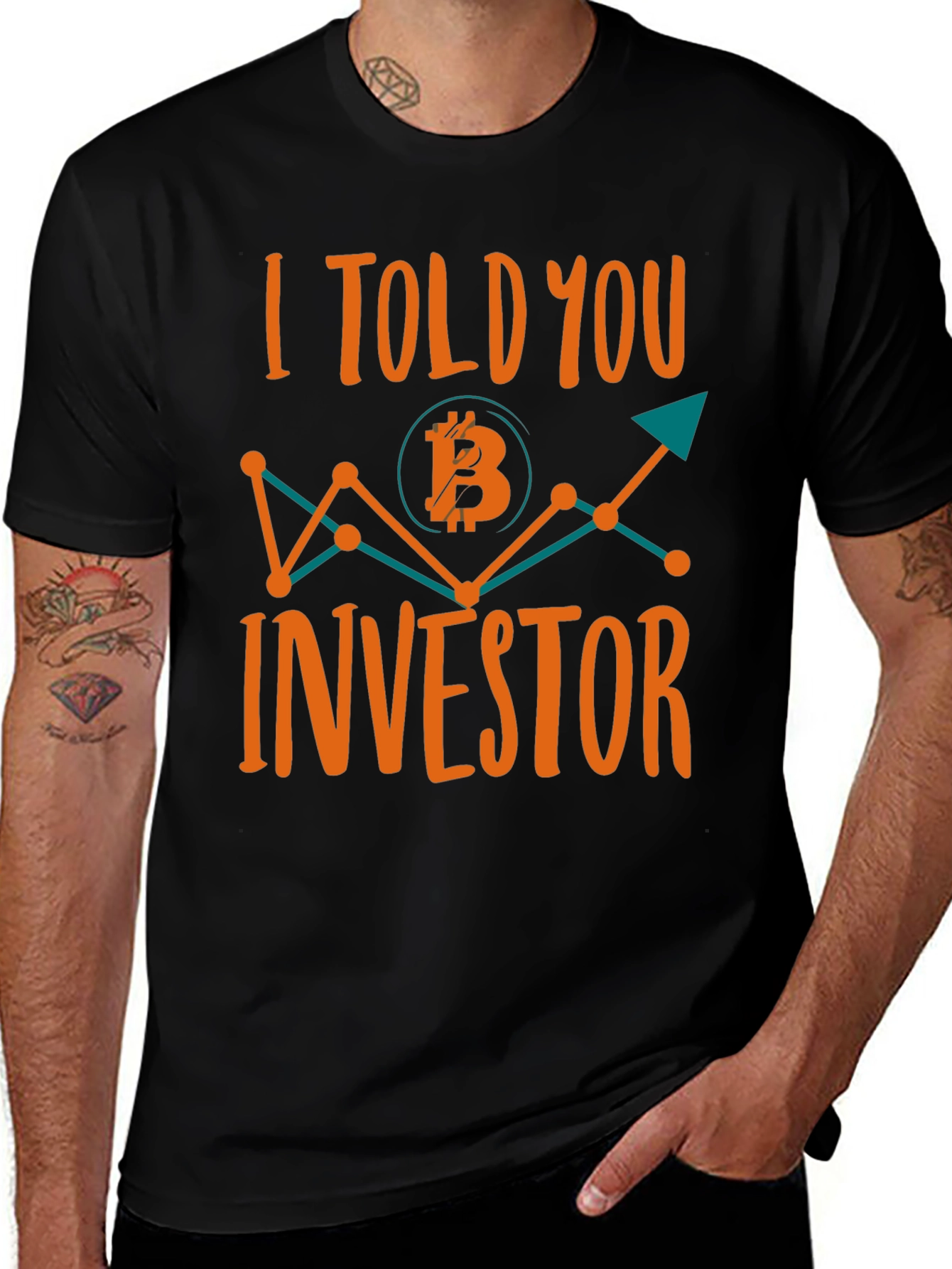 Bitcoin Investor Graphic Tee - Crypto Trading T-Shirt