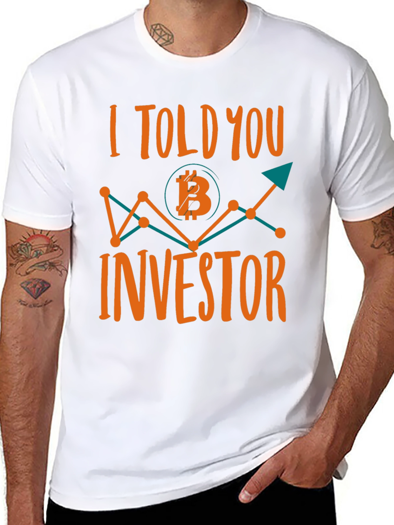 Bitcoin Investor Graphic Tee - Crypto Trading T-Shirt