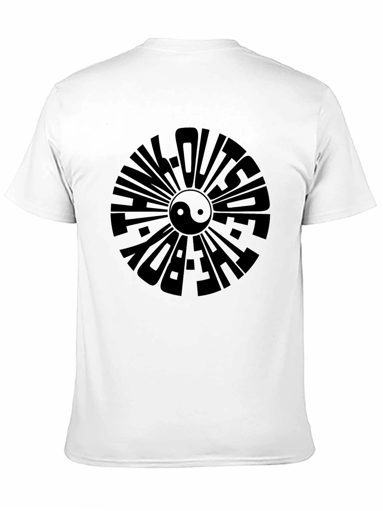 Think Outside The Box Black Graphic Tee