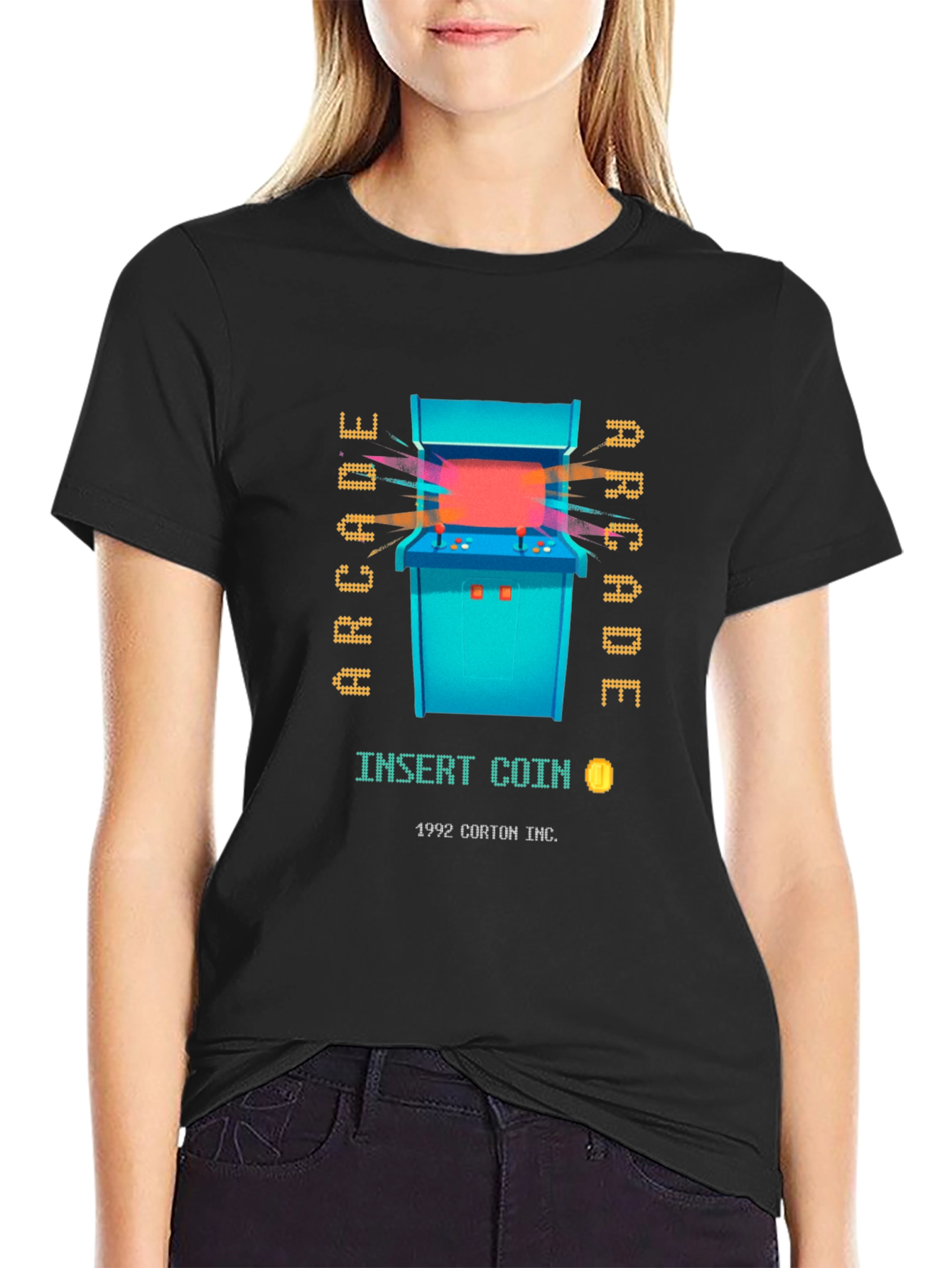 Retro Arcade Game Graphic Tee
