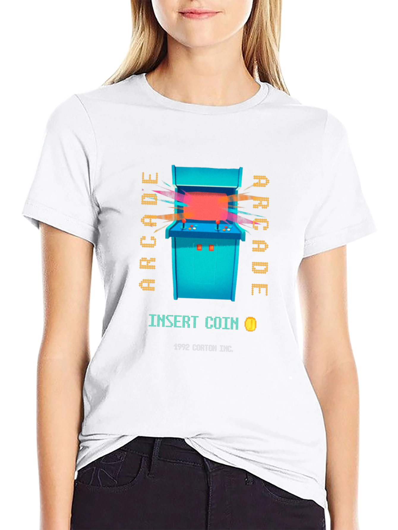Retro Arcade Game Graphic Tee