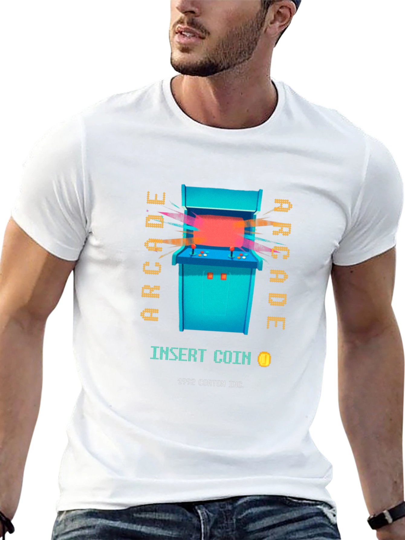 Retro Arcade Game Graphic Tee