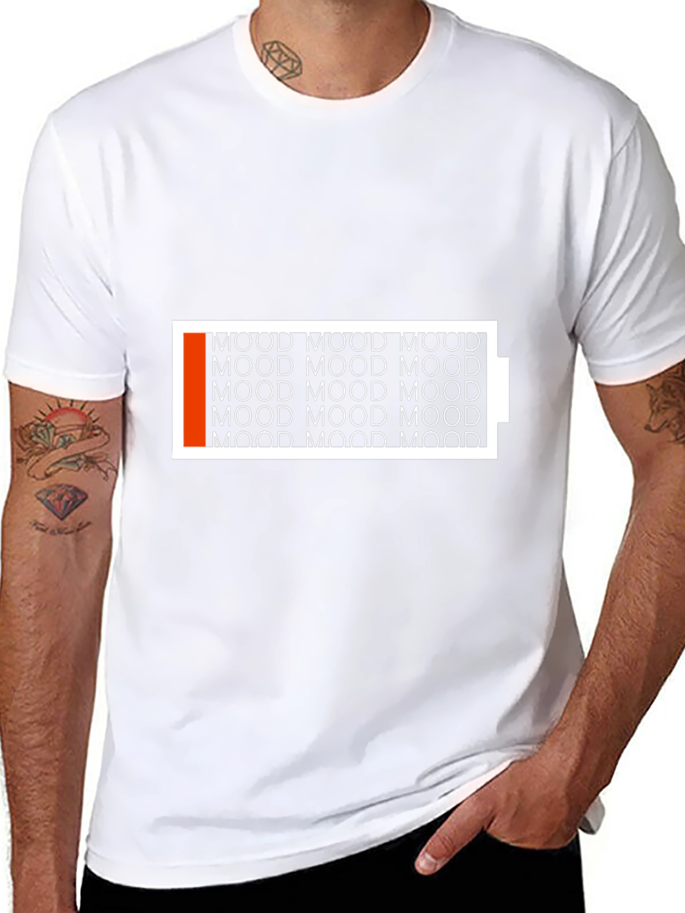 Mood Battery T-Shirt - Express Yourself!
