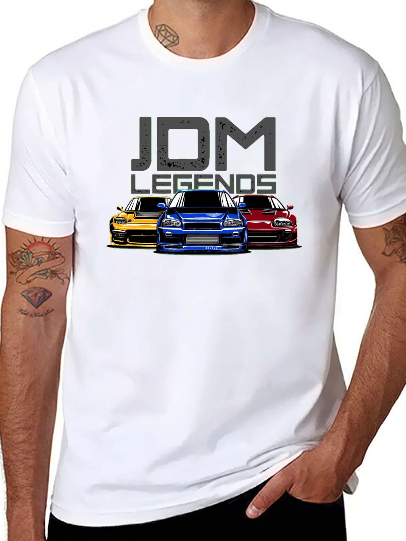 JDM Legends Graphic Tee - Car Enthusiast Shirt