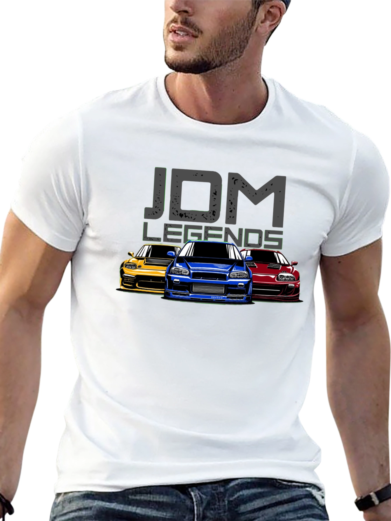 JDM Legends Graphic Tee - Car Enthusiast Shirt