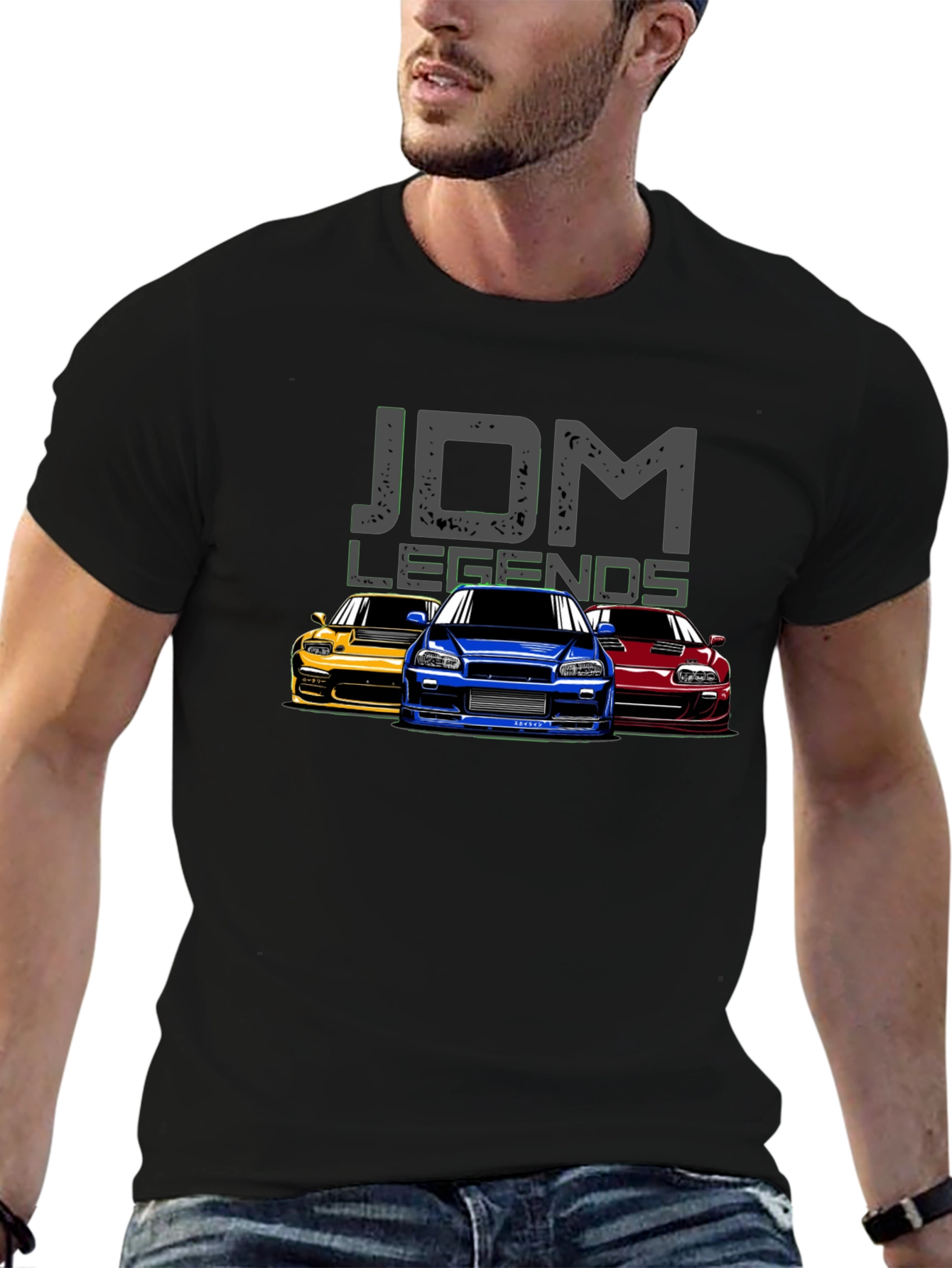 JDM Legends Graphic Tee - Car Enthusiast Shirt