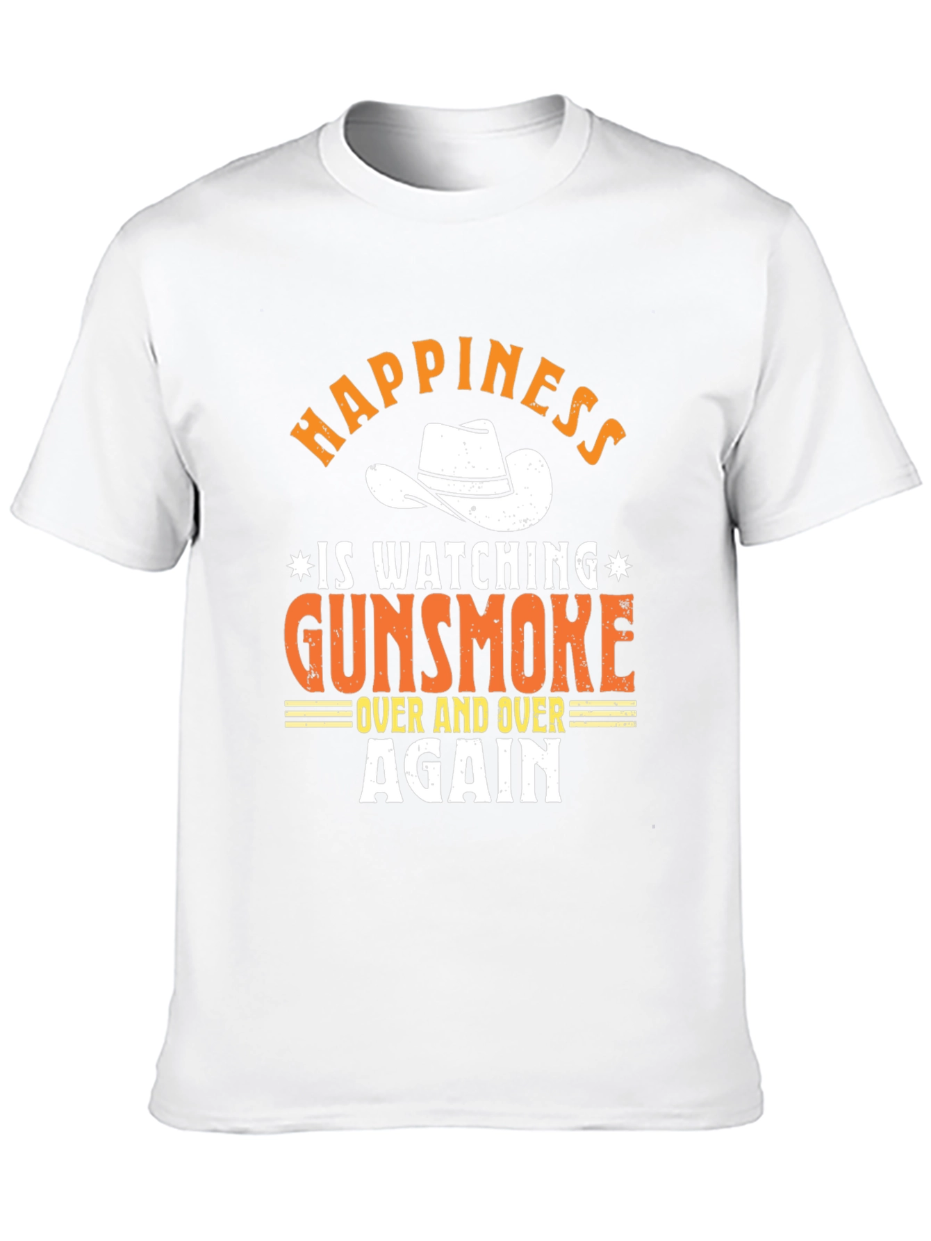 Gunsmoke T-Shirt - Happiness Watching Over and Over