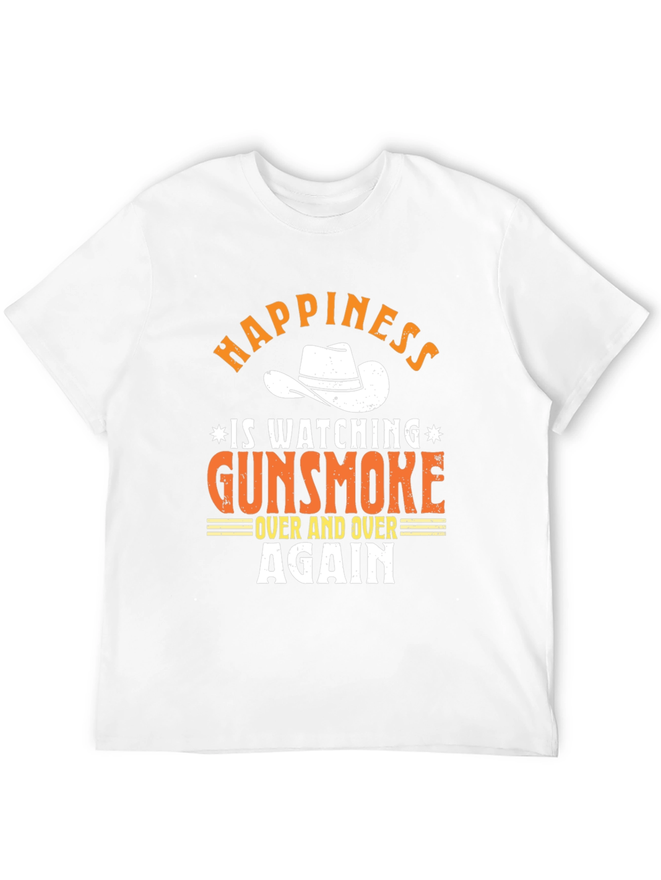 Gunsmoke T-Shirt - Happiness Watching Over and Over