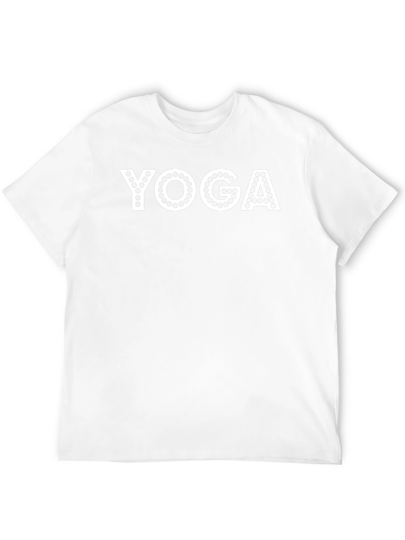 Yoga Graphic Print Black T-Shirt for Men