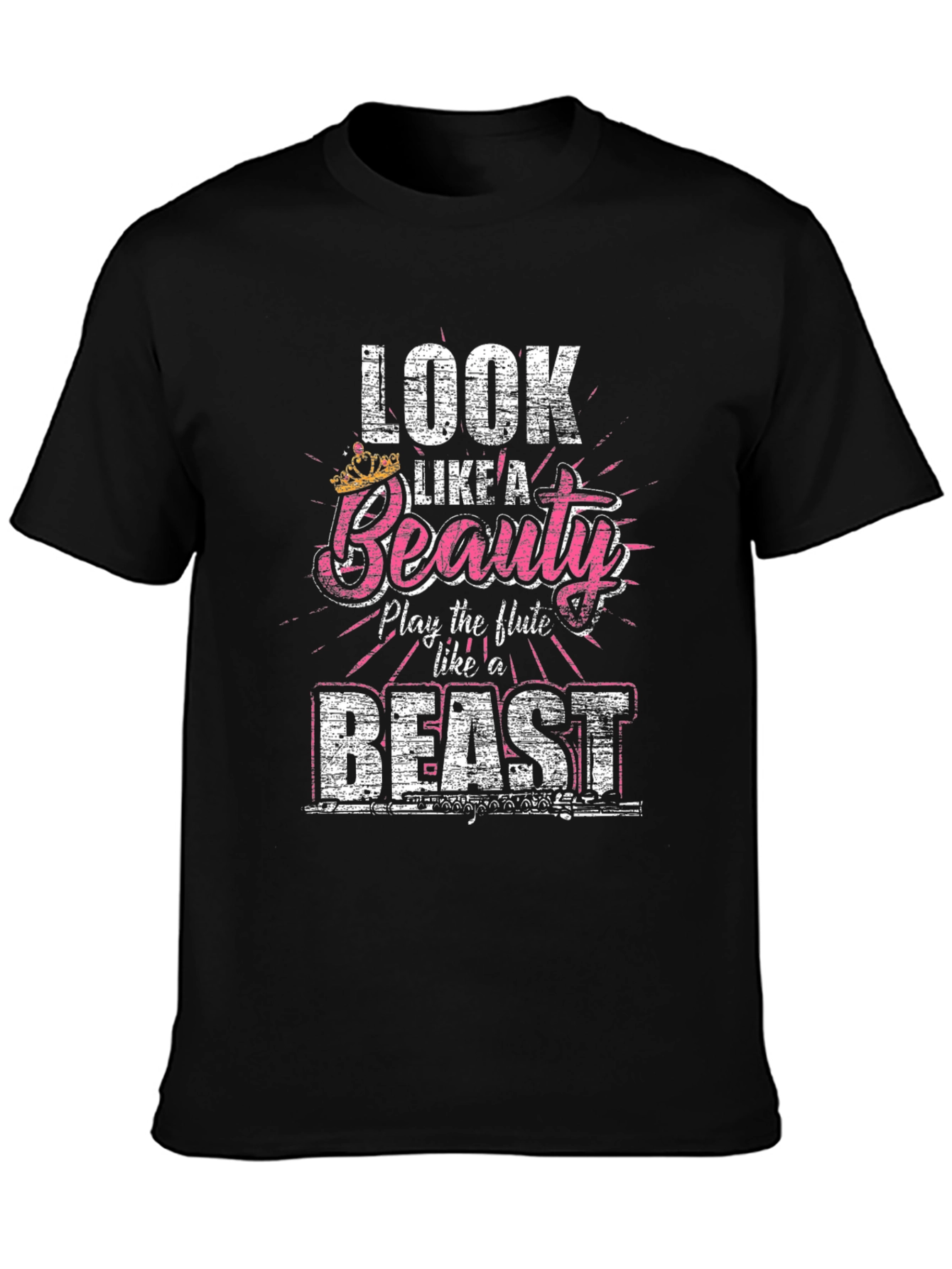 Beauty and the Beast Flute Player T-Shirt
