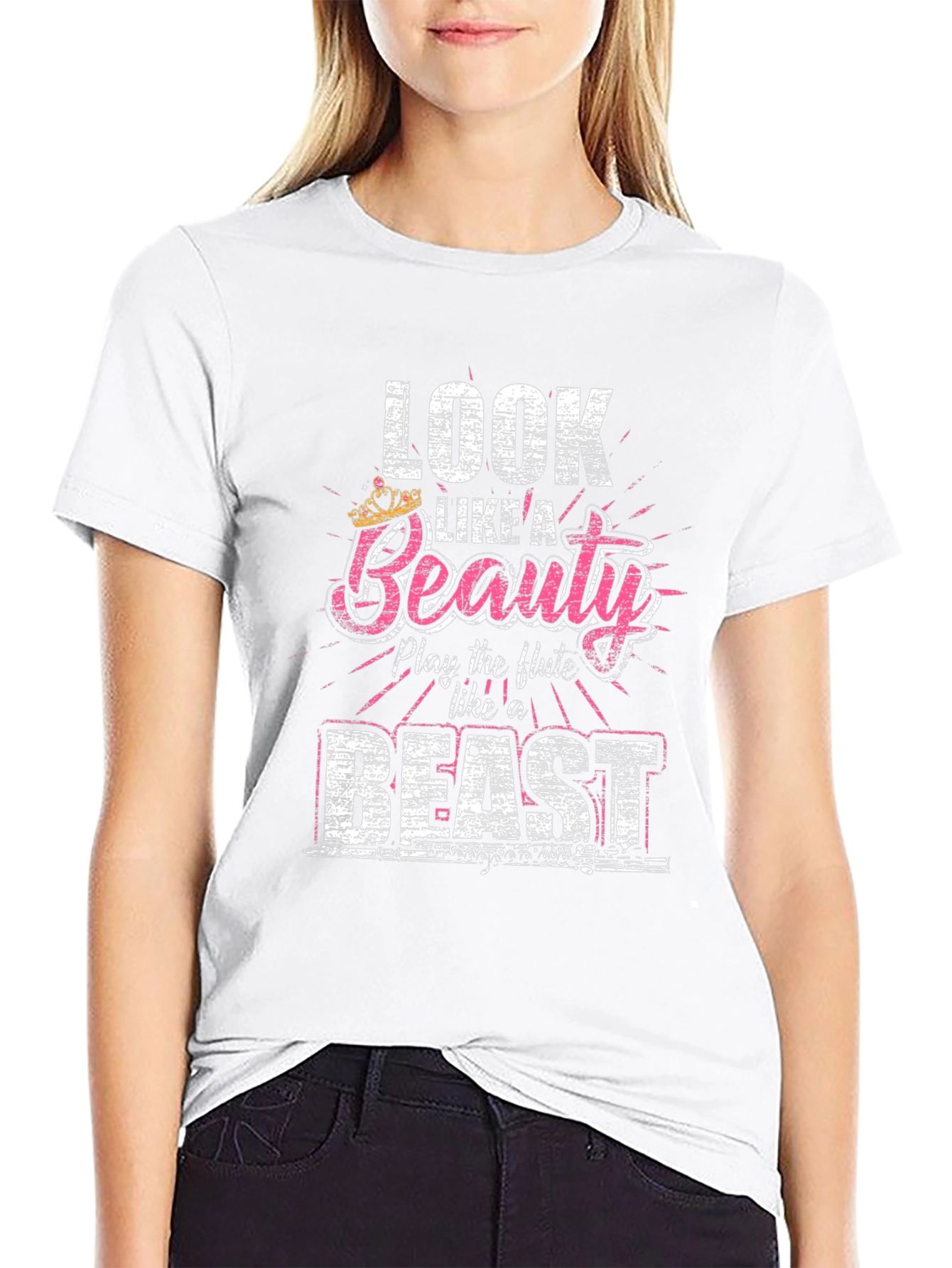 Beauty and the Beast Flute Player T-Shirt