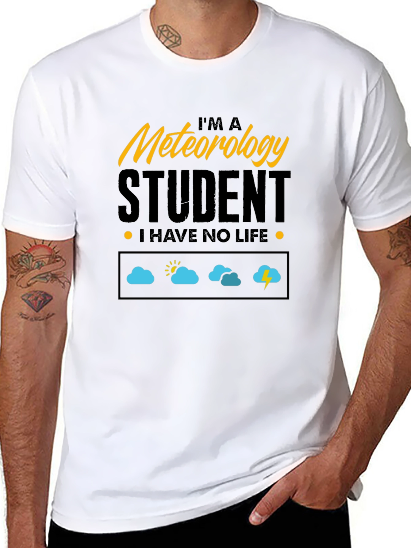 Meteorology Student - I Have No Life T-Shirt