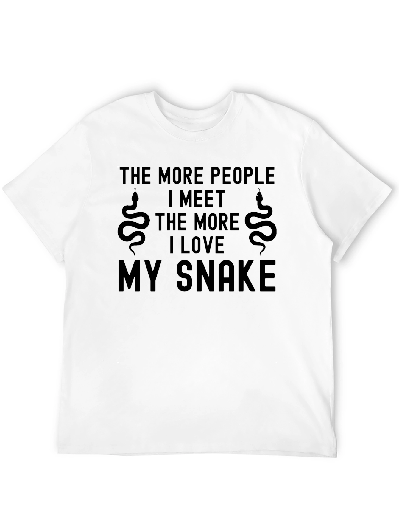 I Love My Snake T-Shirt