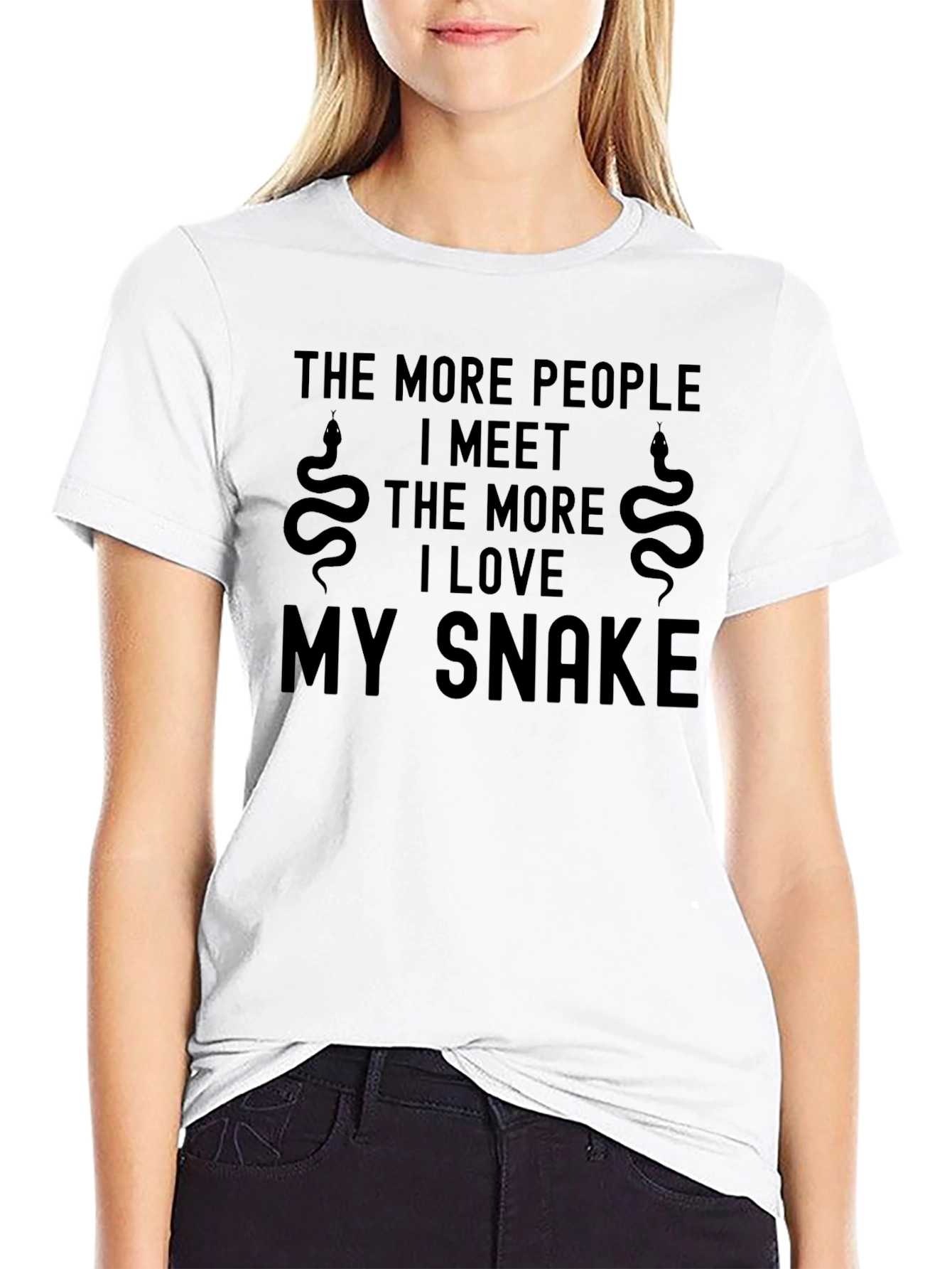 I Love My Snake T-Shirt