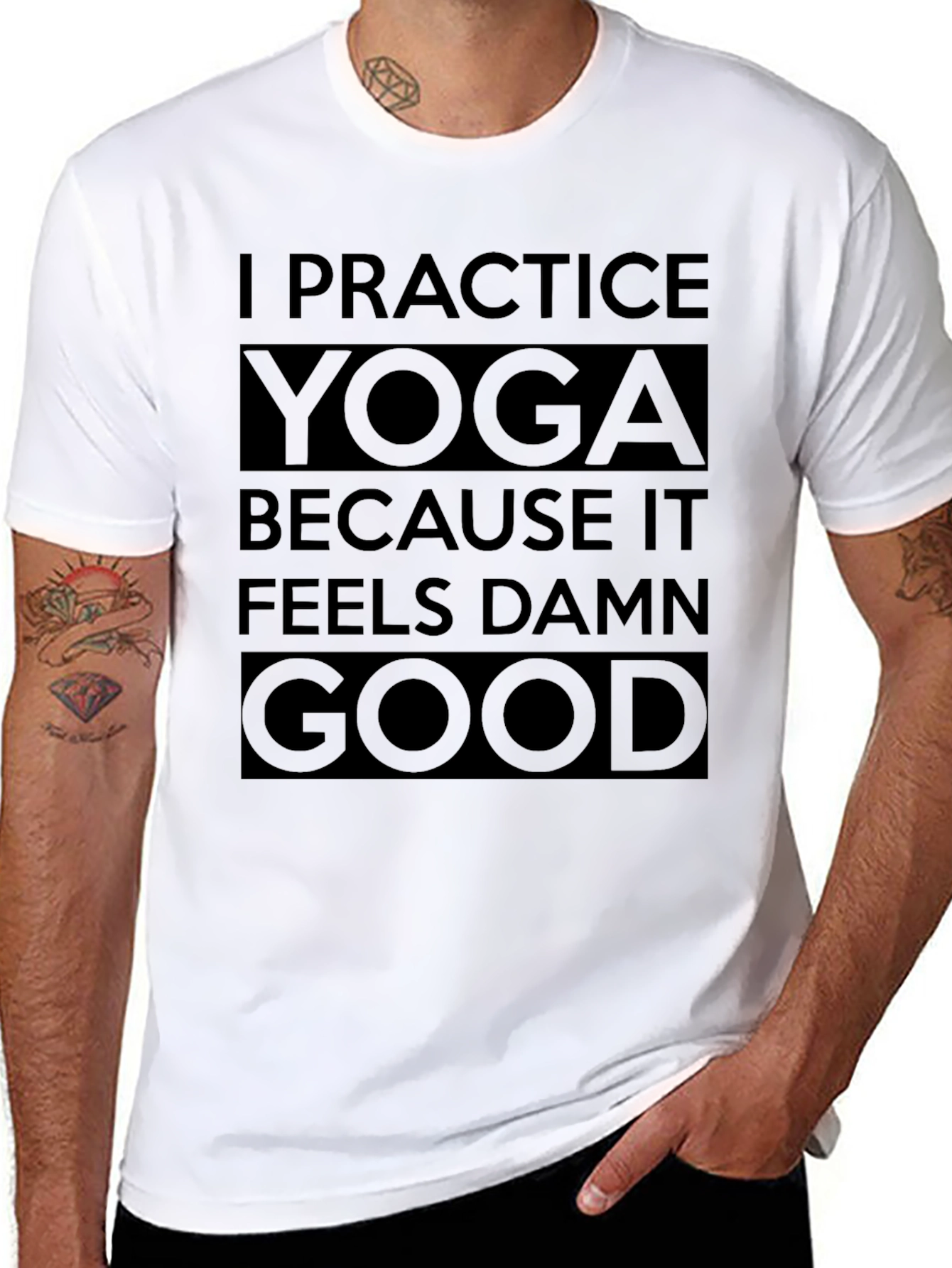 Yoga Practice Tee - Feels Good T-Shirt