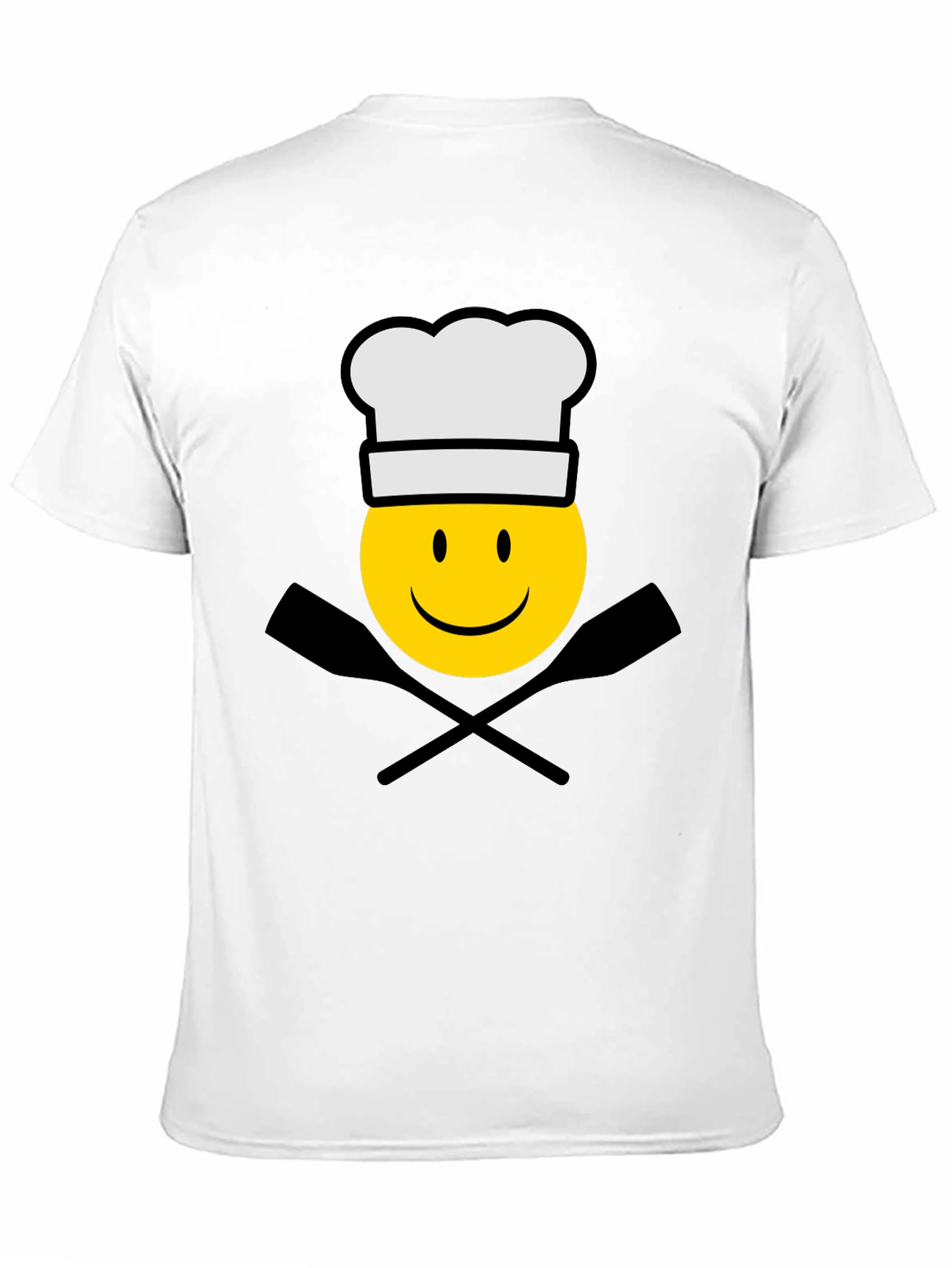 Chef Emoji Black T-Shirt