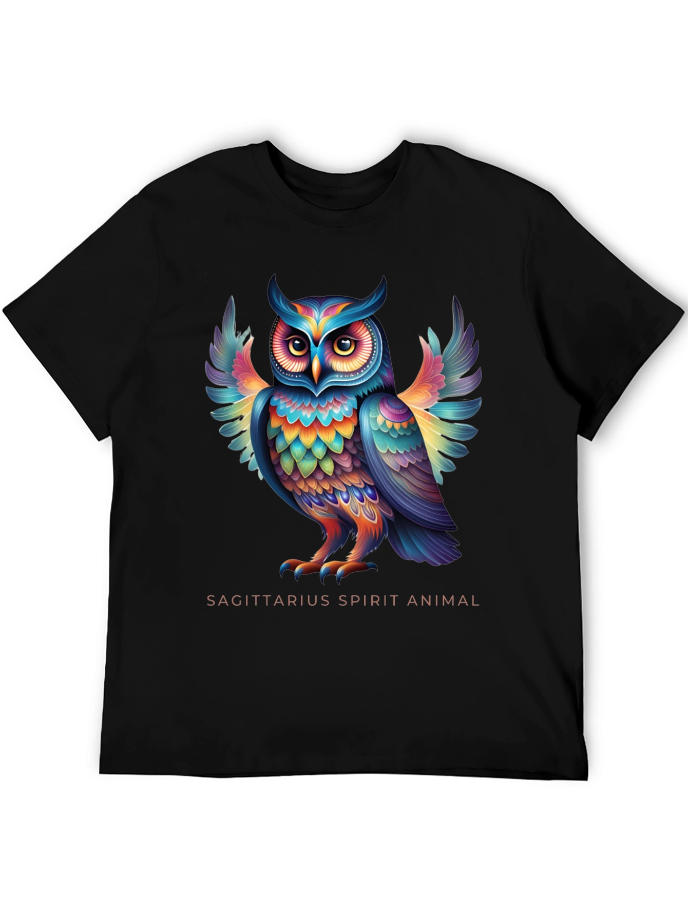 Sagittarius Spirit Animal Owl Graphic Tee