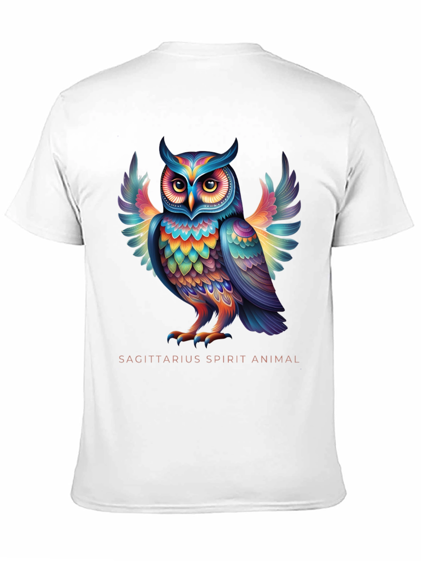 Sagittarius Spirit Animal Owl Graphic Tee