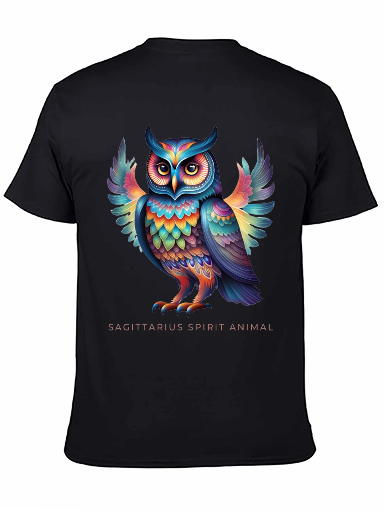Sagittarius Spirit Animal Owl Graphic Tee