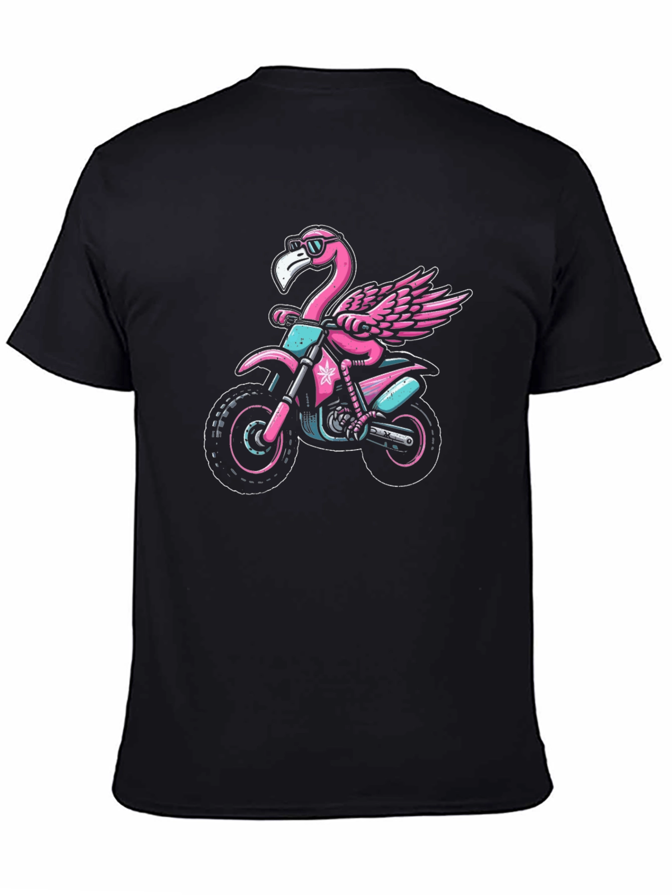 Flamingo Motocross T-Shirt: Ride in Style!