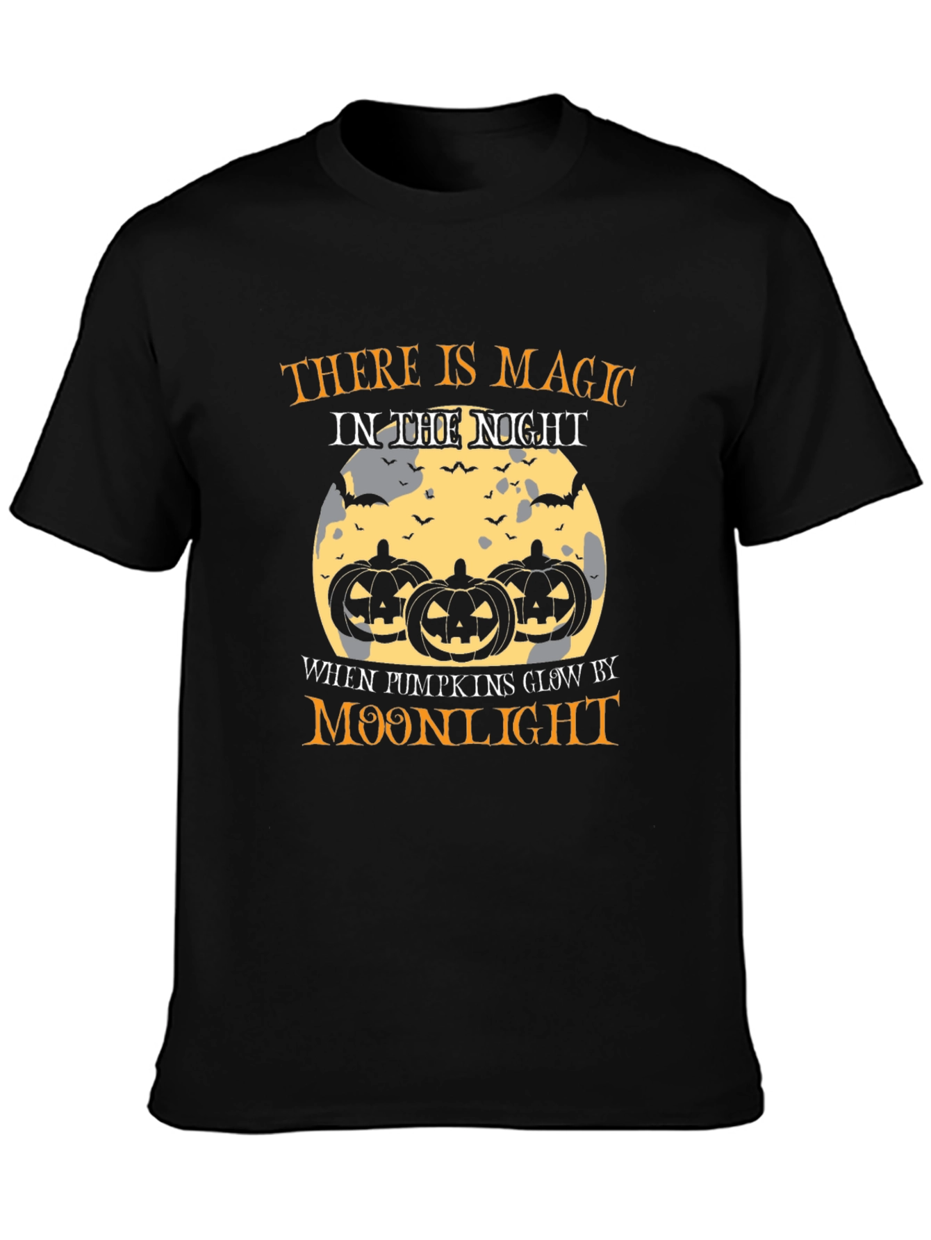 Halloween Magic Moonlight Pumpkin T-Shirt
