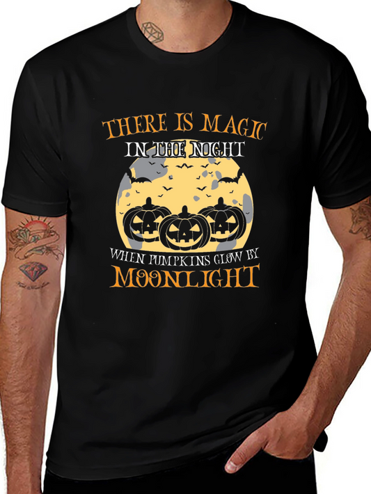 Halloween Magic Moonlight Pumpkin T-Shirt