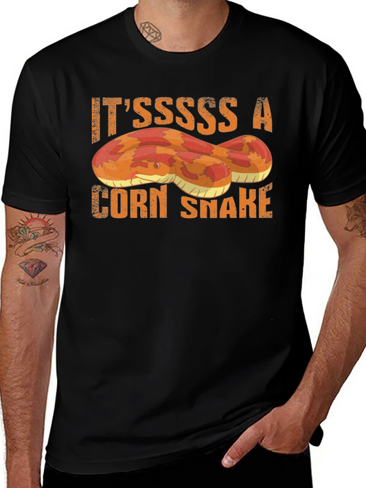 Itsssss a Corn Snake T-Shirt Funny Snake Lover Tee