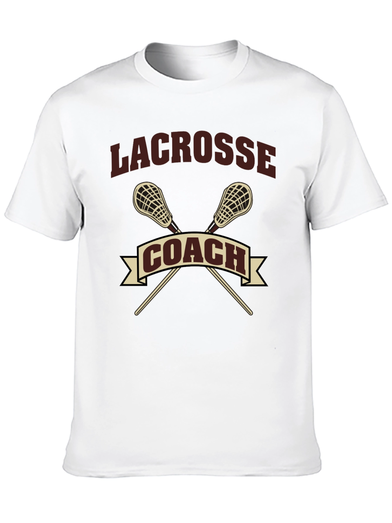 Lacrosse Coach T-Shirt - Sporty Graphic Tee