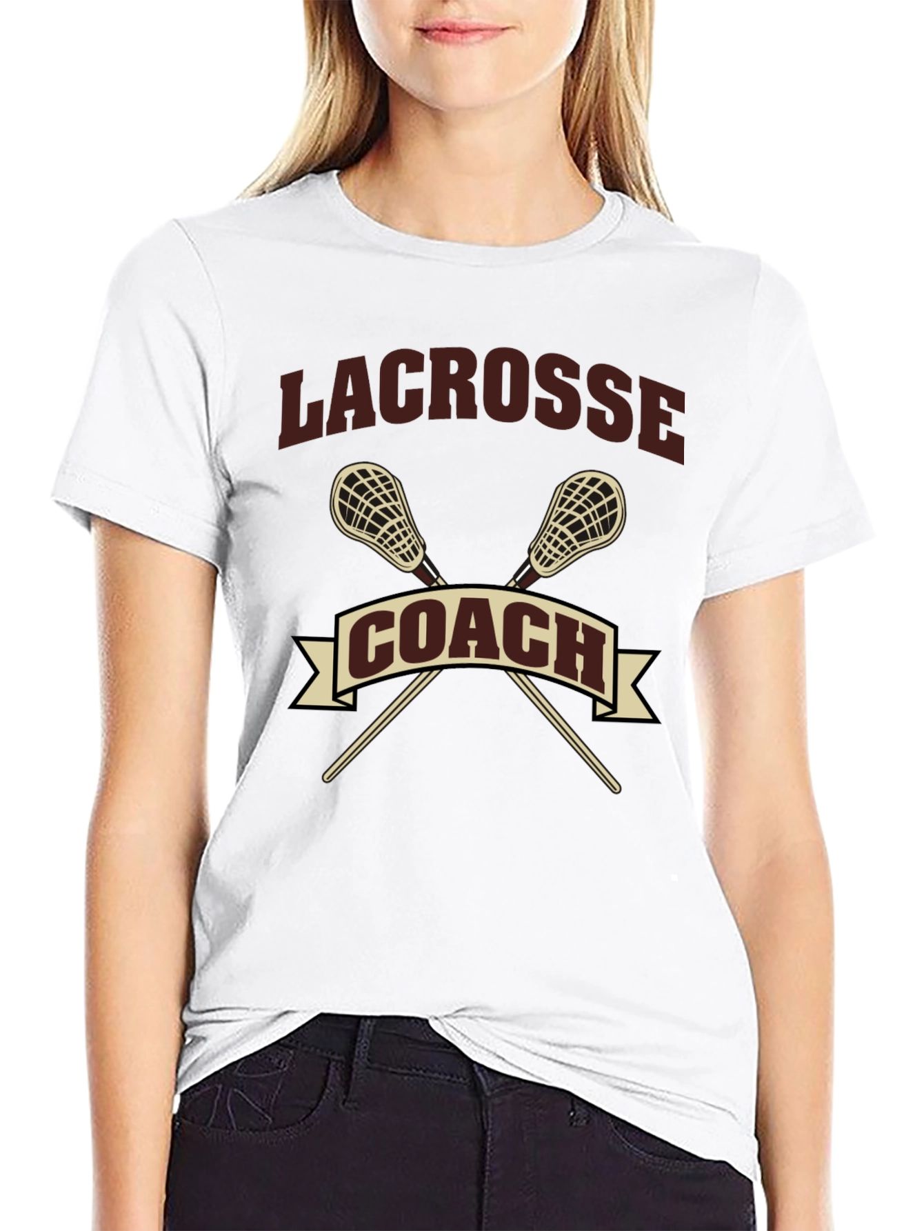 Lacrosse Coach T-Shirt - Sporty Graphic Tee