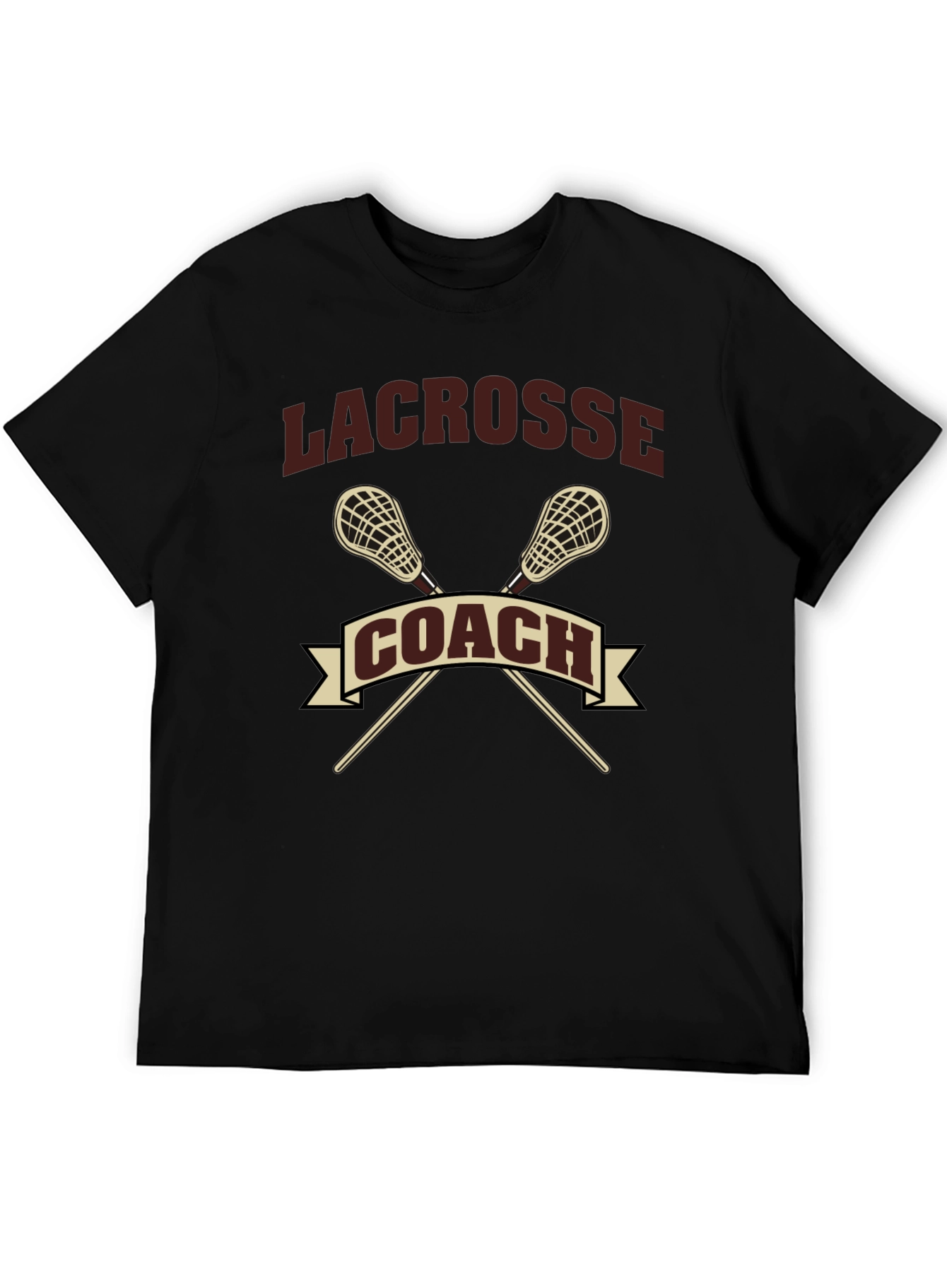 Lacrosse Coach T-Shirt - Sporty Graphic Tee