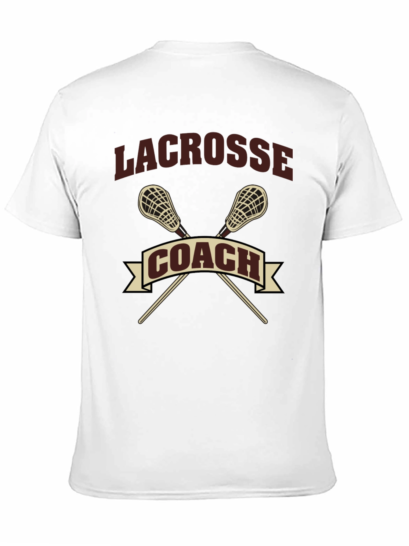 Lacrosse Coach T-Shirt - Sporty Graphic Tee