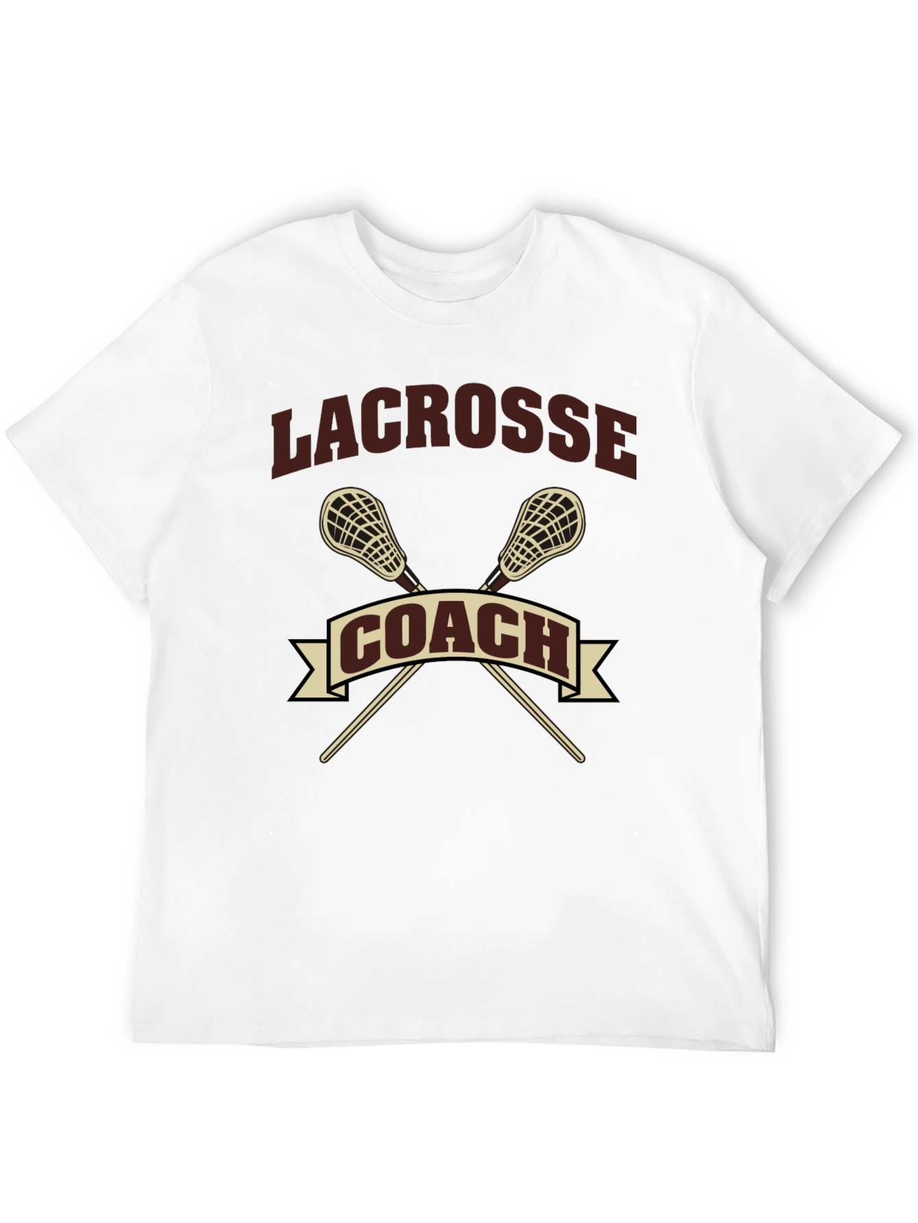 Lacrosse Coach T-Shirt - Sporty Graphic Tee