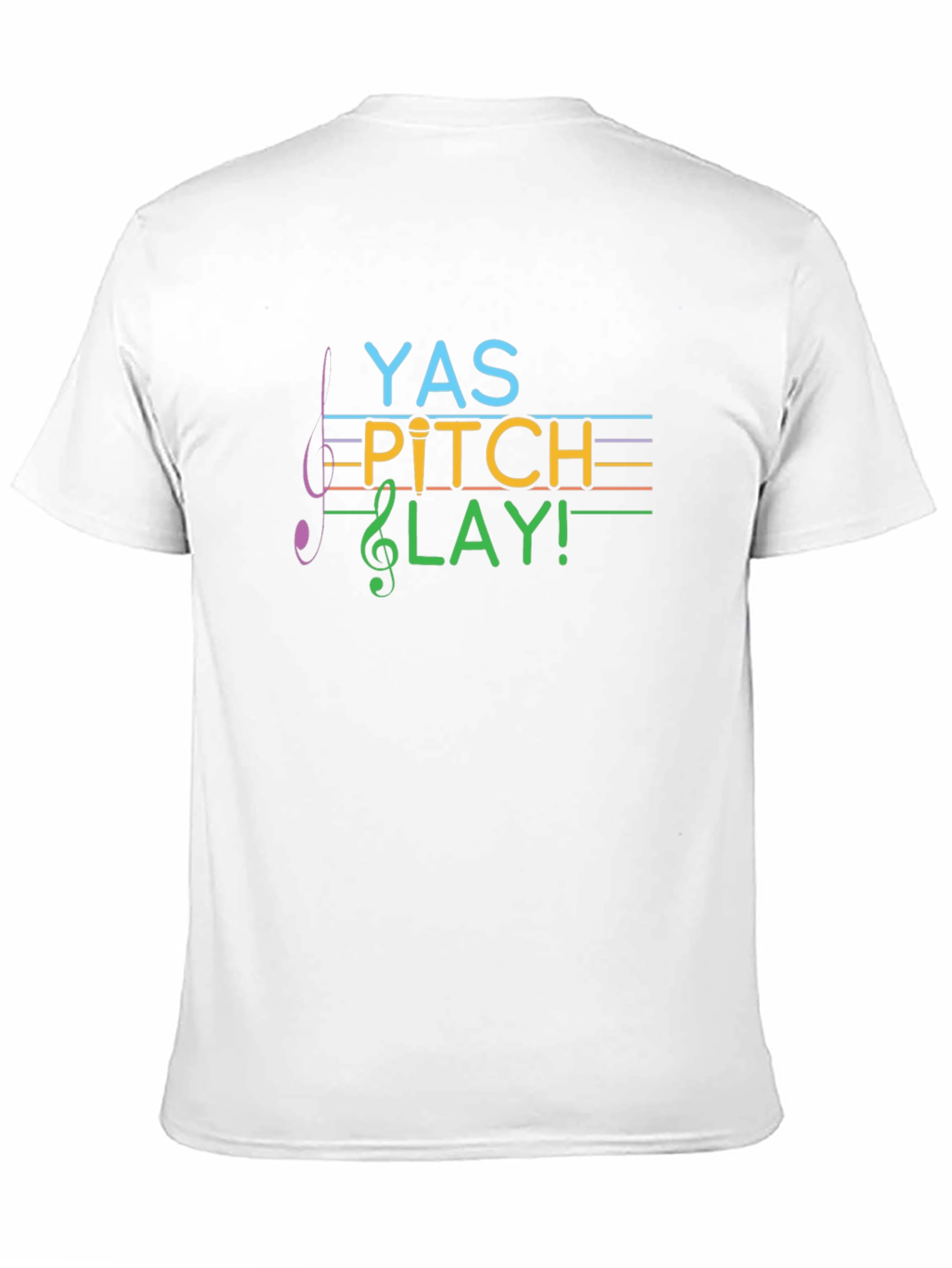 YAS Pitch Lay! Music T-Shirt