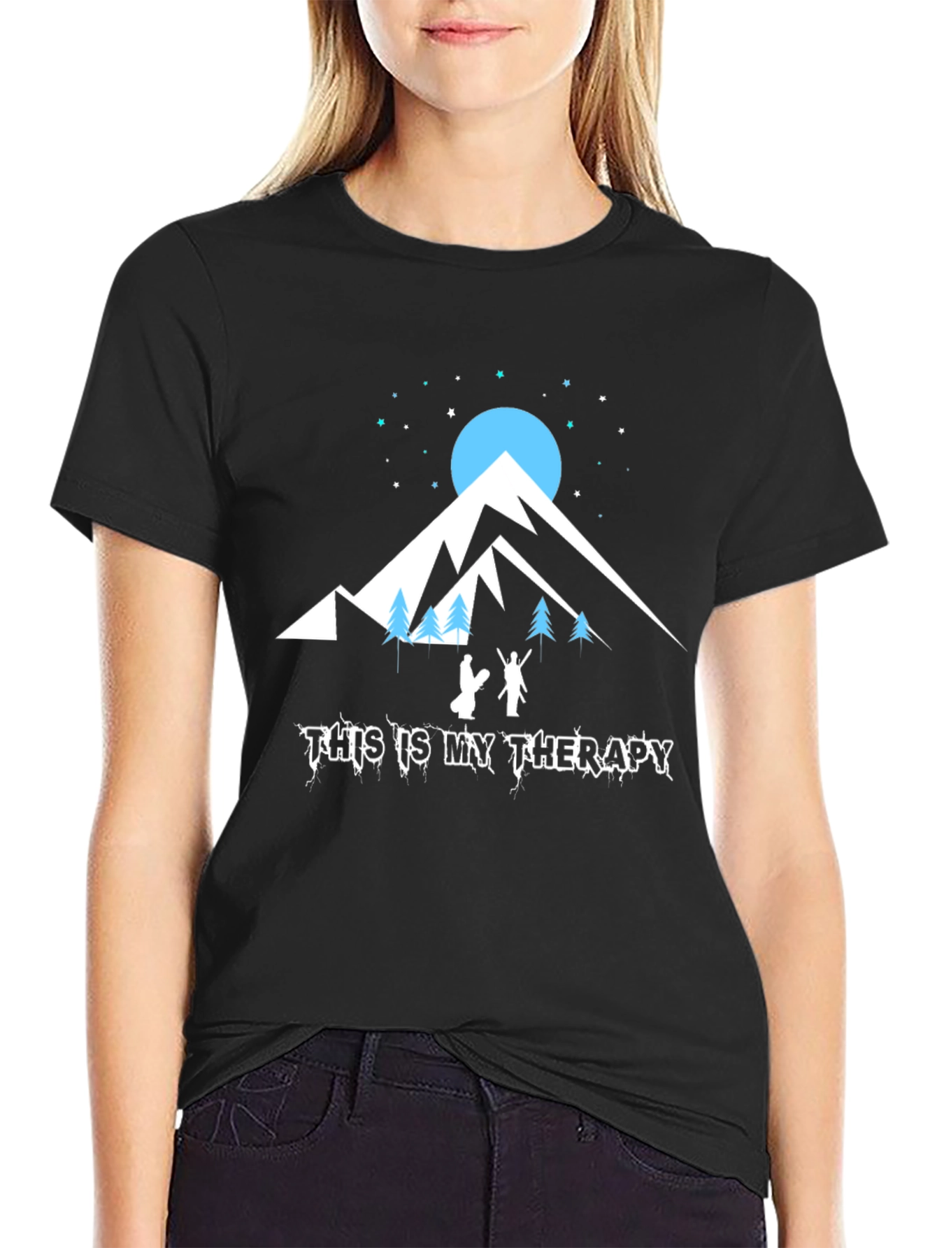 Mountains Are My Therapy T-Shirt