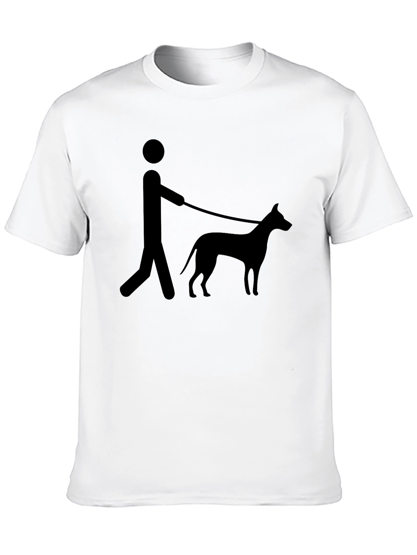 Dog Walker Graphic Tee - Casual Style