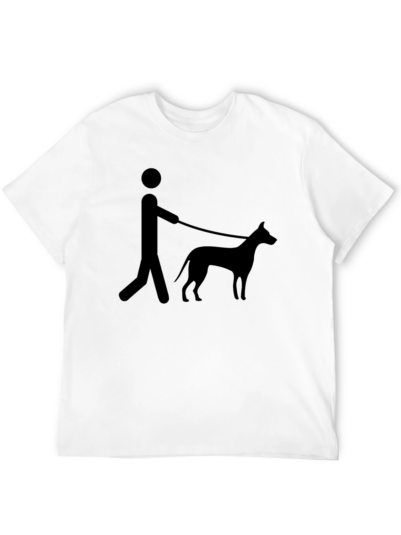 Dog Walker Graphic Tee - Casual Style