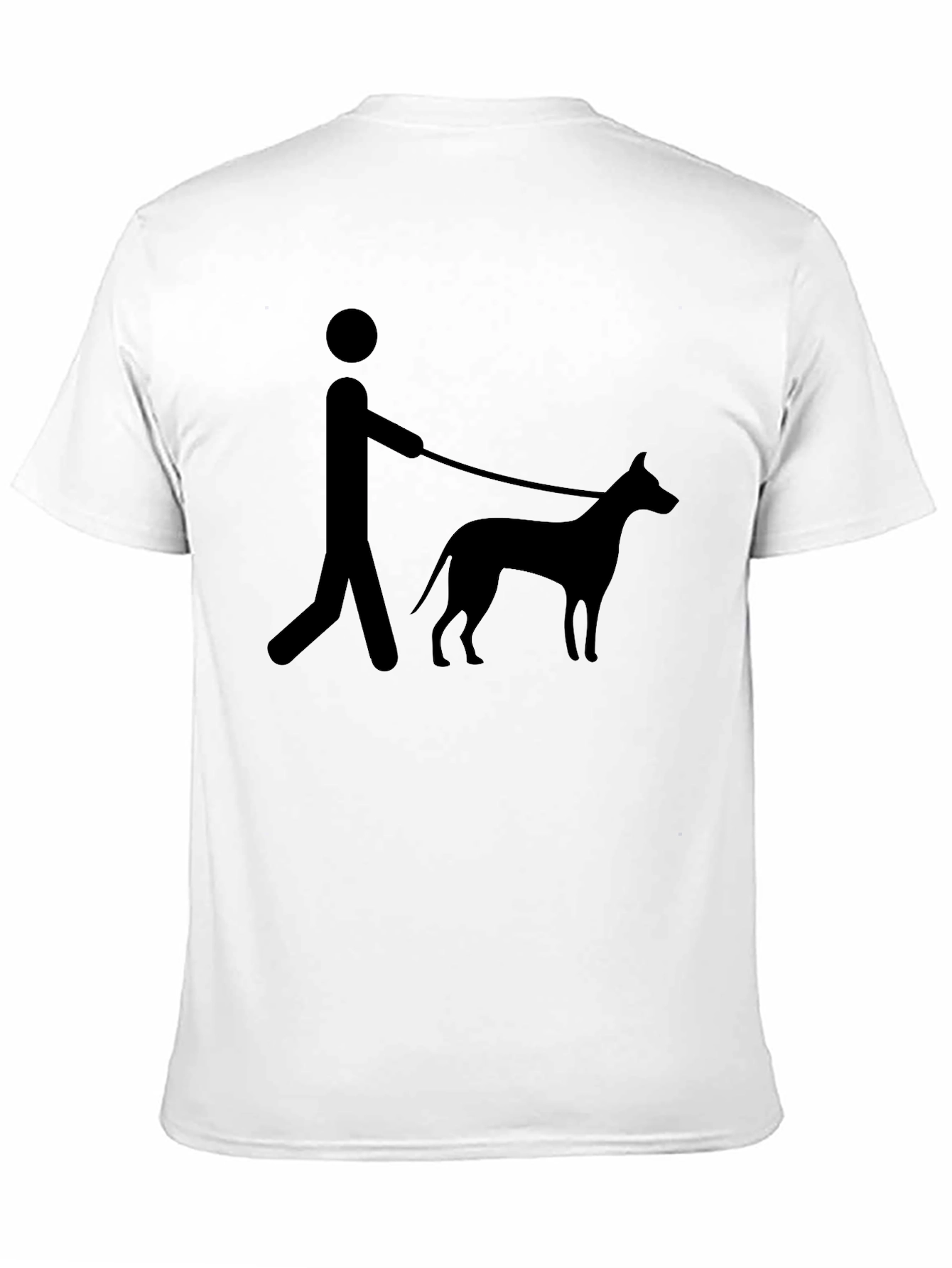 Dog Walker Graphic Tee - Casual Style