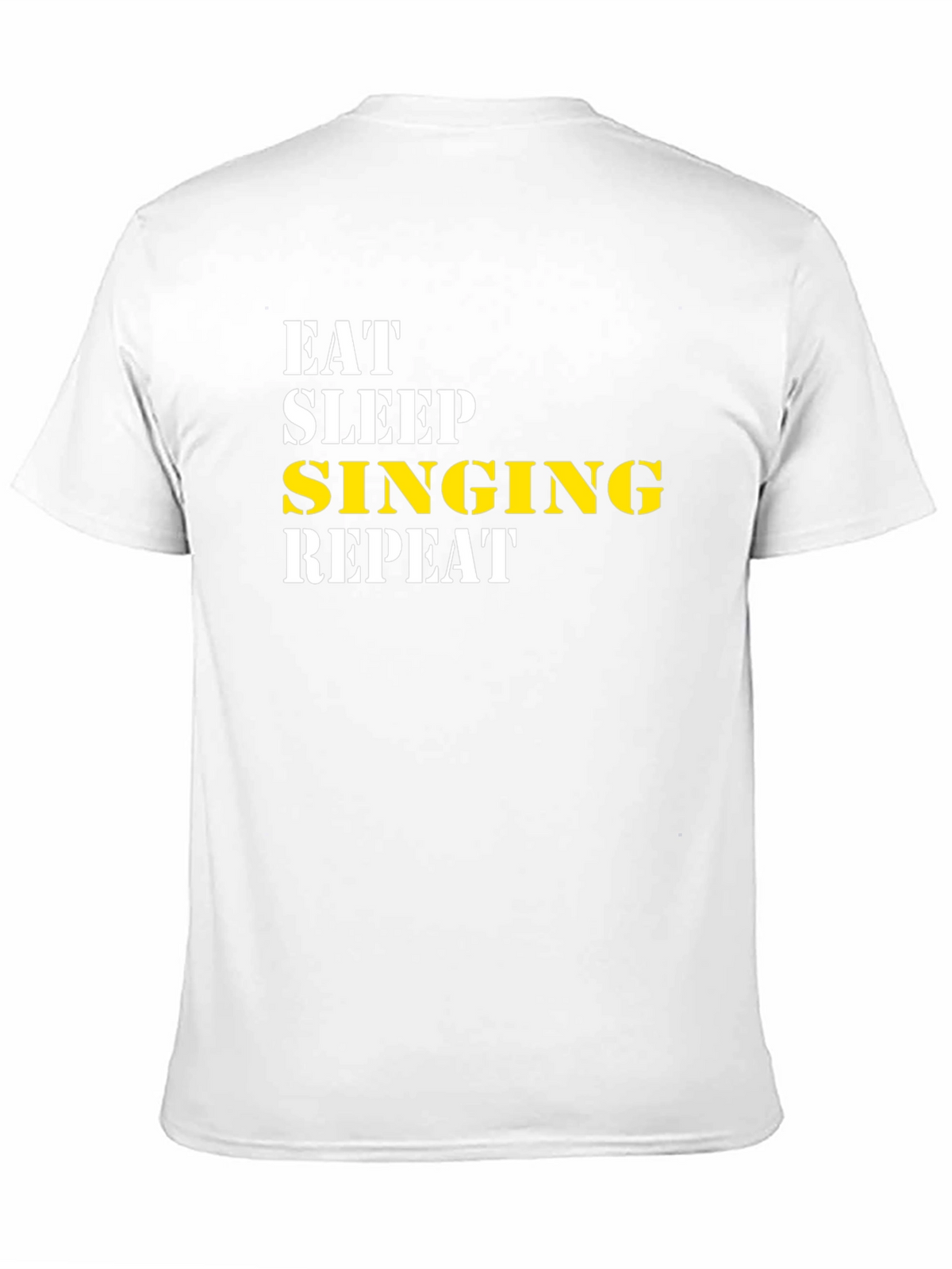 Eat Sleep Singing Repeat Graphic Tee