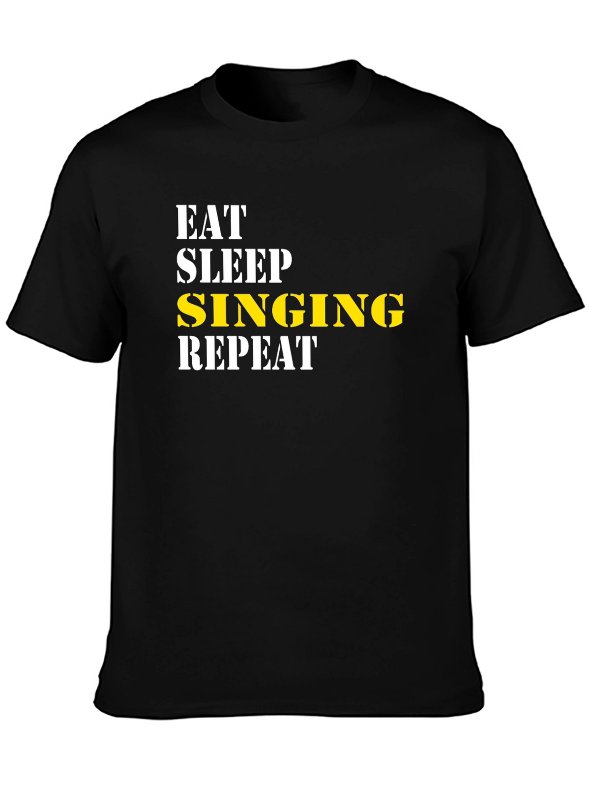 Eat Sleep Singing Repeat Graphic Tee
