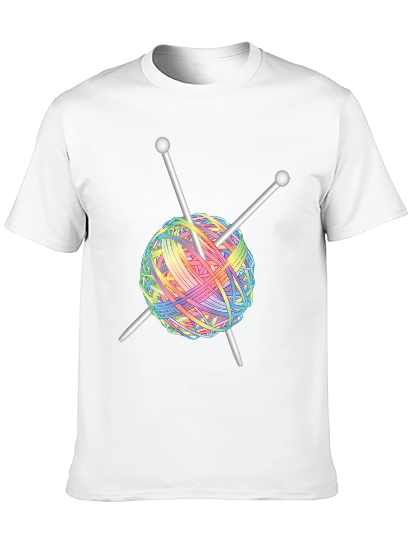 Knitting Yarn T-Shirt - Perfect for Craft Lovers!